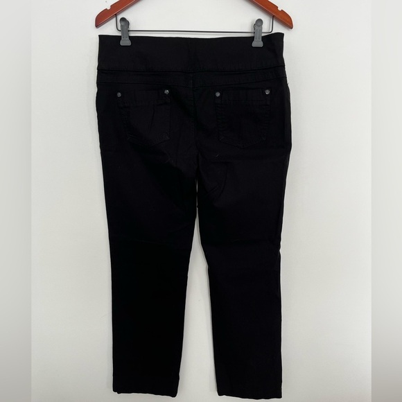 Black Lois Denim straight leg strechy pants size 34 - Picture 3 of 5